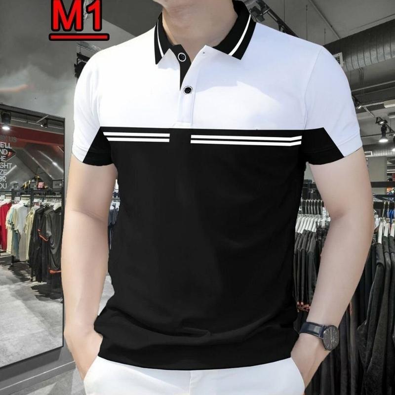Product Introduction of Men's 3D Polo Shirt, Casual Style, Made of Cool and Stretchy Fabric 5