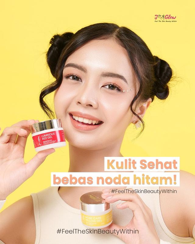JGLOW JELLY SERIES ACNE CARE GEL RED LUMINOUS GEL Berminyak Beruntusan 3