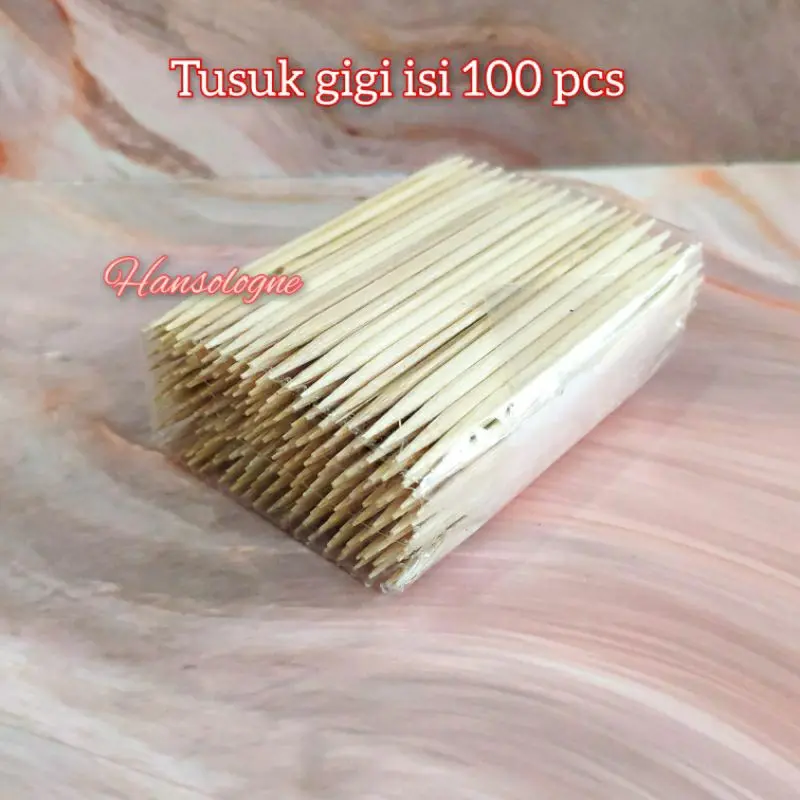 Tusuk gigi bambu refill kualitas bagus isi 100 6