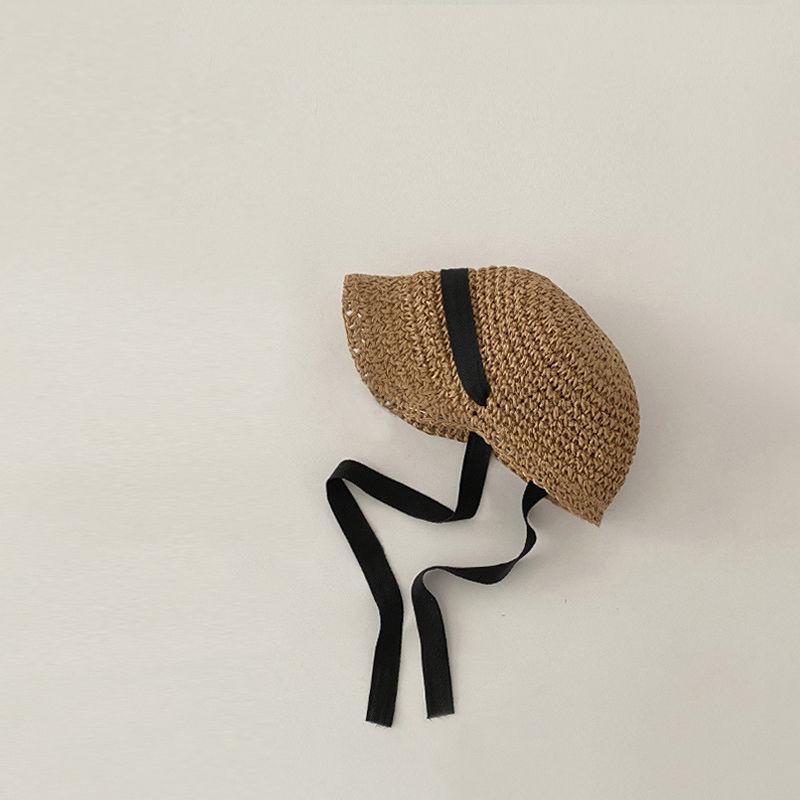 Product Introduction of Children's Hat Summer Baby Girls' Straw Hat Breathable Sun Hat Straw Sun Protection Sun Hat Girls' Outdoor Beach Hat 9