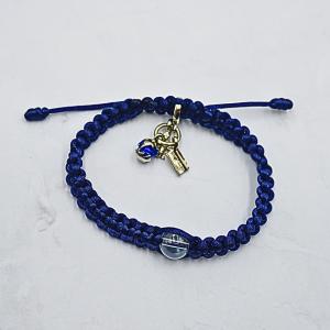 Vòng tay handmade đá bán quý phong thuỷ đính charm 1