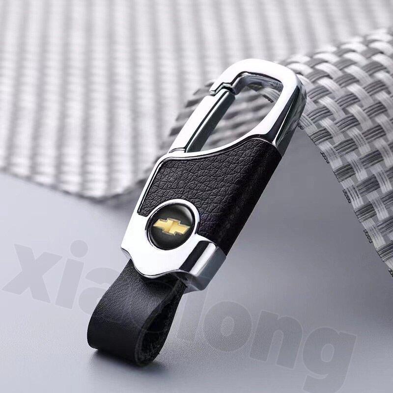 Product Introduction of sale high quality leather metal car keychain motorcycle car key holder motorcycle accessories fashion car key chain men women car gift car accessories For Chevrolet Malibu TrailBlazer Spark Cruze Aveo Suburban Captiva Optra Spin Camaro Sonic ColoradoCAR 7