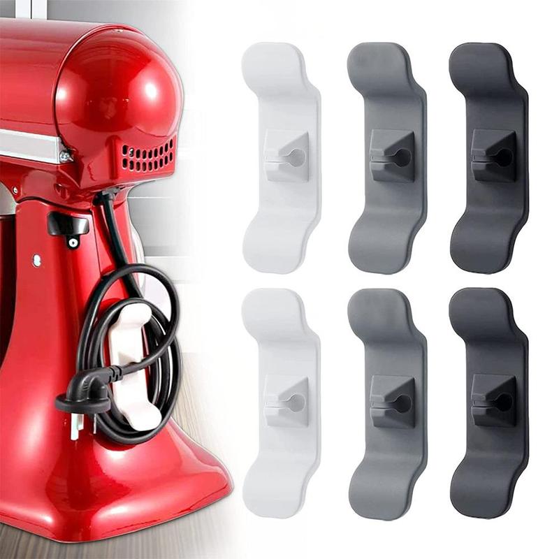 Product Introduction of Kitchen Appliance Cord Organizer, Self-adhesive Cable Management Holder, Household Appliance Parts & Accessories for Air Fryer, Coffee Maker, Toaster 0
