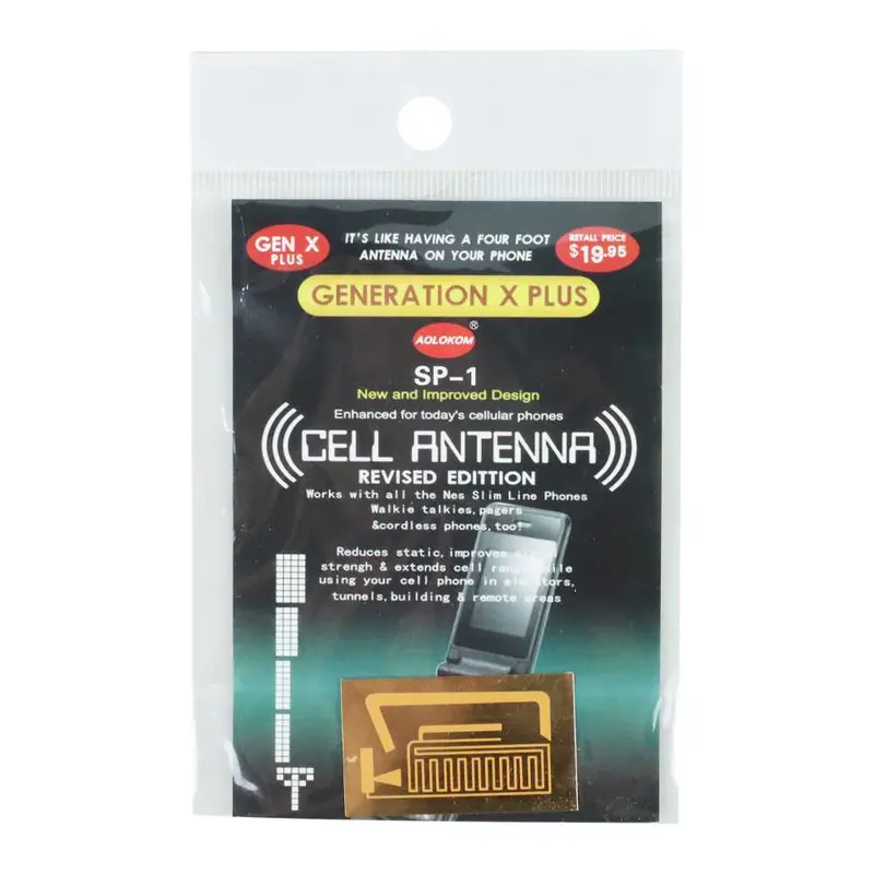 AOLOKOM Stiker Antena Penguat Jaringan Booster Sinyal Smartphone - SP-1 5