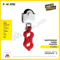 Gambar POWERTEC Cable Hanger PVC 0-20mm Gantungan Kabel Carrier Roller Sling dari megajaya.co.id Kota Administrasi Jakarta Pusat 2 Tokopedia
