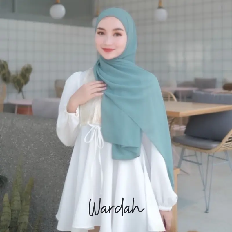 [COD] Pashmina Ceruty Babydoll 40 Warna | Hijab Jilbab Pasmina Muslim Wanita Kerudung 3