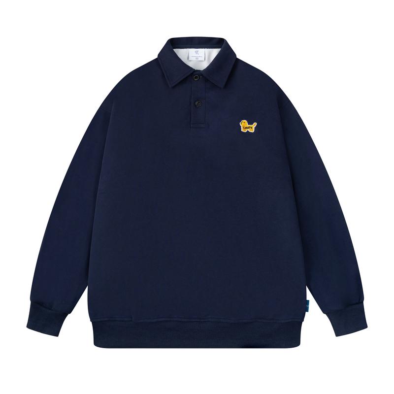 Áo Sweater Polo Thêu Lavi Studio Nỉ Cotton Unisex Nam Nữ Local Brand