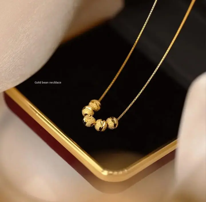 Kalung Wanita Asli Ori Titanium / Kalung Wanita Dewasa Warna Gold Anti Karat / Bisa Bayar Di Tempat