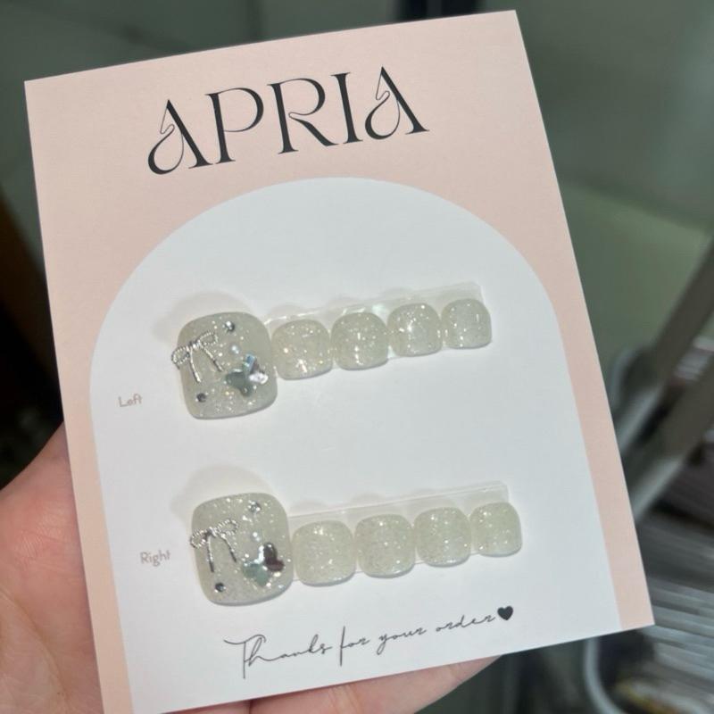 C56 - NAIL CHÂN GẤU NÂU MIX TRẮNG Độ bóng cao nail box chân thiết kế dành chân