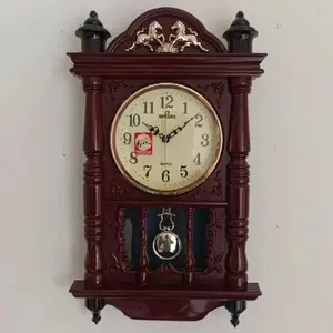 Jam dinding bandul bunyi mirado 910 kuda Plastik Mesin