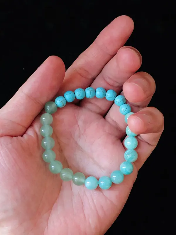 Natural Crystal Beaded Bracelet, Fashionable Beaded Bracelet for Women & Men, Trendy All-match & Exquisite Jewelry for Birthday Gift 5