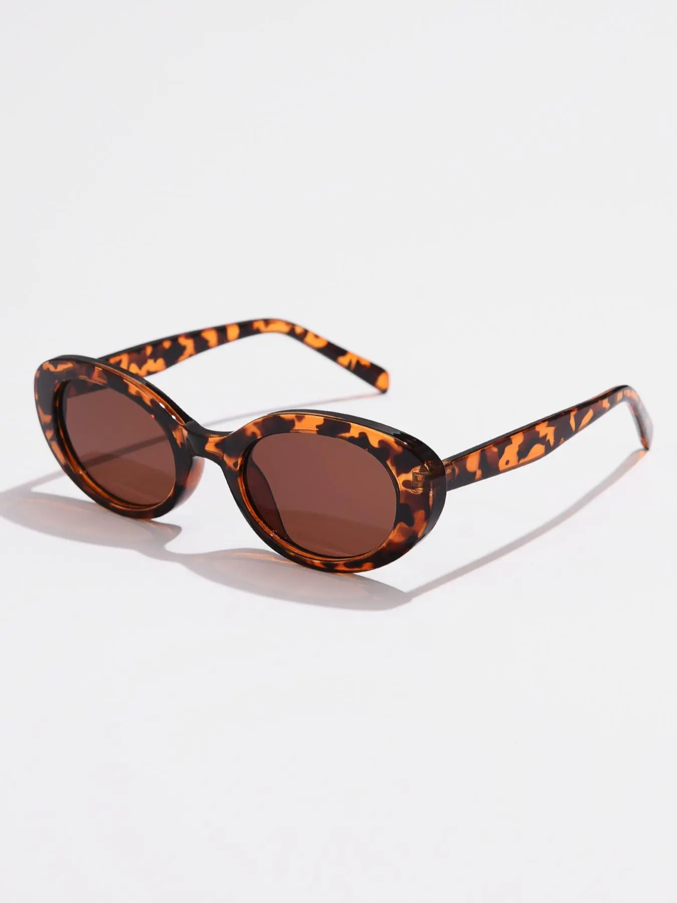1 Pair Simple Sunglasses For Everyday Use, Outdoor Oval Frame Fashion UV Protection Sunglasses, Travel Accessories