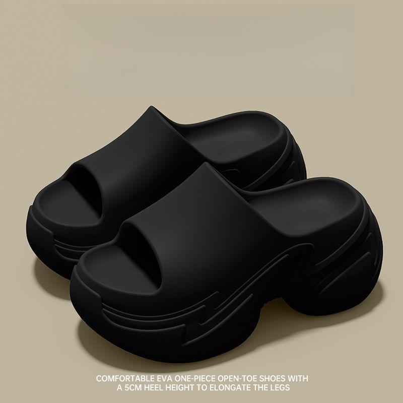 Dép Cao Gót EVA Dành Cho Nữ Chiều Cao 9Cm Chống Trượt Đế Chống Thấm Nước Thích Hợp Đi Bộ Hàng Ngày Thoải Mái Cho Mùa Hè