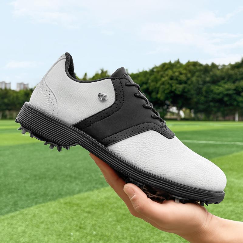 Product Introduction of Professional Golf Shoes Men Spikes Golf Sneakers Outdoor Walking Footwears Non-slip Grass Golf Training Shoes 12