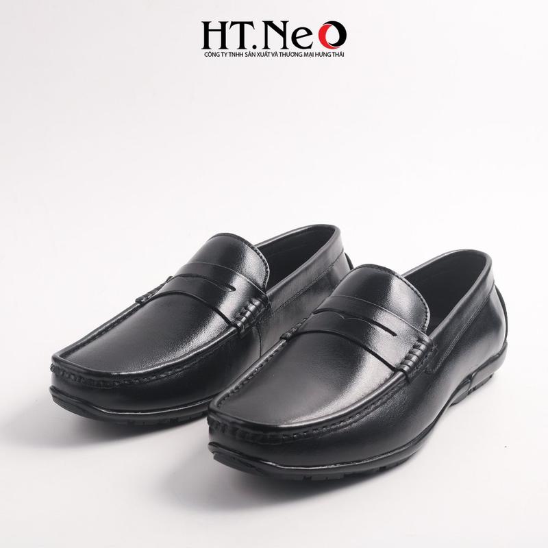 Giày lười nam HT-NEO da bò cao cấp kiểu dáng trẻ trung, sành điệu và rất cá tính GM181 Đồng Loafer 5