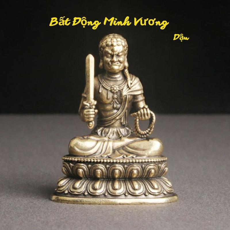 ( Tinh Xảo ) Tượng Mini 8 Vị Phật Bản Mệnh theo 12 con Giáp chất liệu Đồng Thau 7