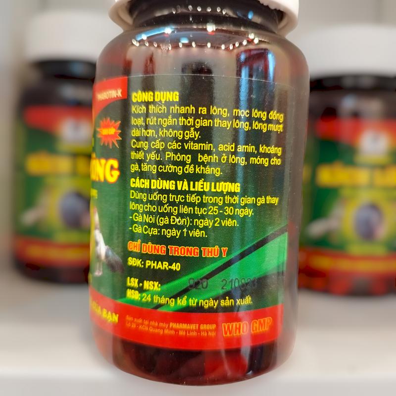 Product Introduction of Kích Lông Gà Chọi,Chim Cảnh,Thú Cảnh Lông Dài Hộp Có 80 Viên Nang Uống |STARWIN 04 5