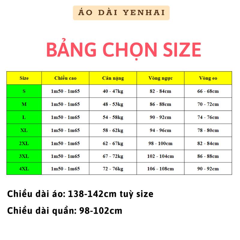 Quần lụa mặc kèm với áo dài truyền thống chất lụa thái tuấn dày mềm mịn co giãn Nữ 7