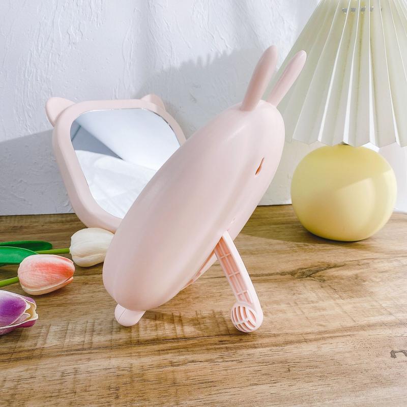 Gương Trang Điểm Hàn Quốc tai thỏ , tai gấu cute 4
