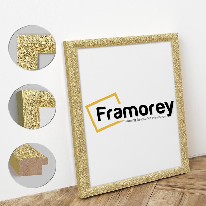 Gold Glitter Sparkle Picture Frame / Photo Frames / Stardust Star Poster Frames / Photo Print Frame / Modern Frames 2