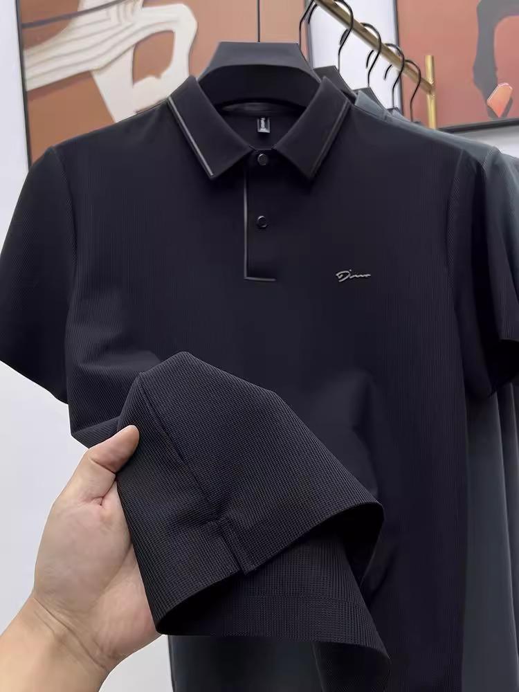 Product Introduction of [9843]Áo Polo Nam Ngắn Tay, Quần Áo Nam Thường Ngày Và Công Sở, Thời Trang, Hàng Mới Về Mùa Hè, Cổ Polo, Màu Trơn Ép Keo Không Đường May, Thích Hợp Cho Nam Giới Trẻ Trung Và Trung Niên, Quần Áo Làm Việc 8