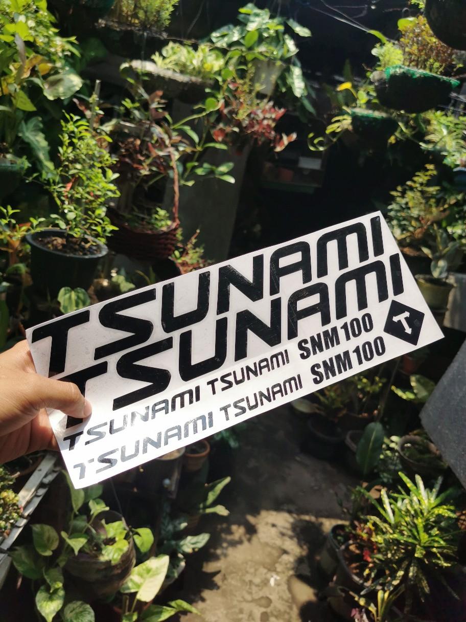 Tsunami snm 100 vinyl decals /sticker waterproof - TikTok Shop Philippines