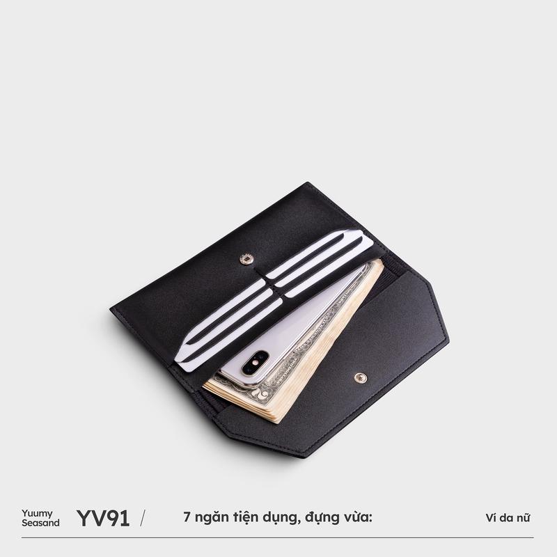 Ví Yuumy (  Thời trang nữ kiểu cầm tay dáng dài - Ví da Verein YV91 ) 3