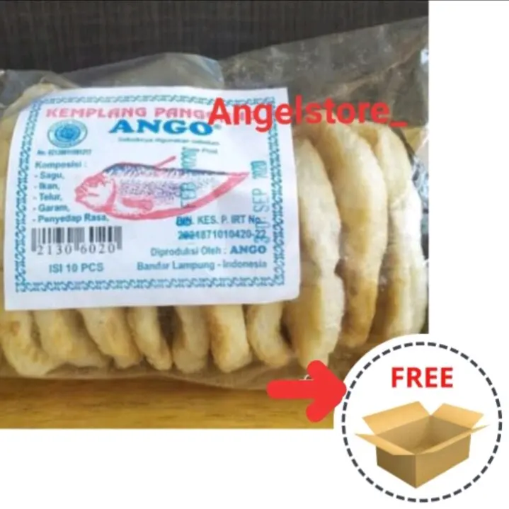 Kemplang Ango Asli Lampung Kemasan  isi 10 pcs.Kemplang panggang asli Lampung Snack