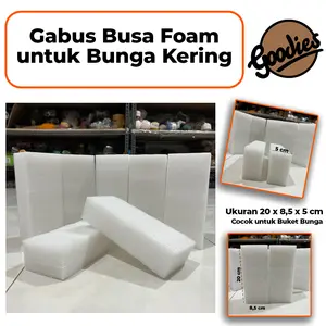 Floral Foam Spon / Busa untuk Buket Bunga (20 x 8.5 x 5cm) Gabus untuk Rangkaian Box Dry