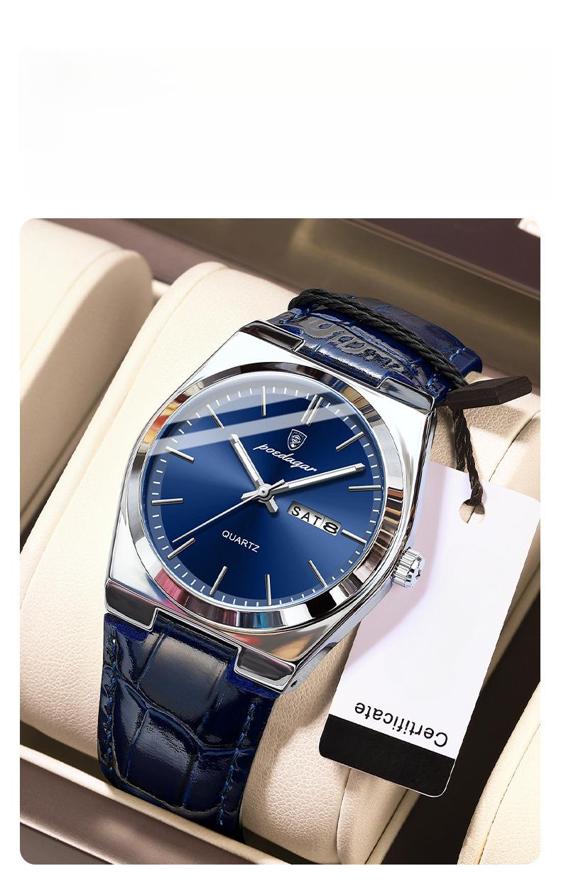 Product Introduction of Ultra-Thin Men's Watch Waterproof New Quartz Watch Men chuan  watch 2