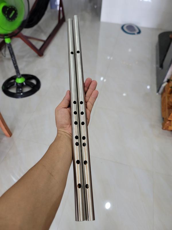 Sáo si giáng Bb4 inox cao câp không rỉ dễ thổi bền bỉ, sáo được cắt bằng laser 1