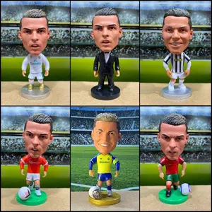 Figure Miniatur Cristiano Ronaldo Koleksi Action Figure Bola Hobi Hadiah Souvenir Sovenir Pajangan Soccer Football Hobby Collection Figurine Cake Decoration Minifigure Bola Kolektor Item Gila Bola Figur Koleksi Olahraga XV Kids Jakarta