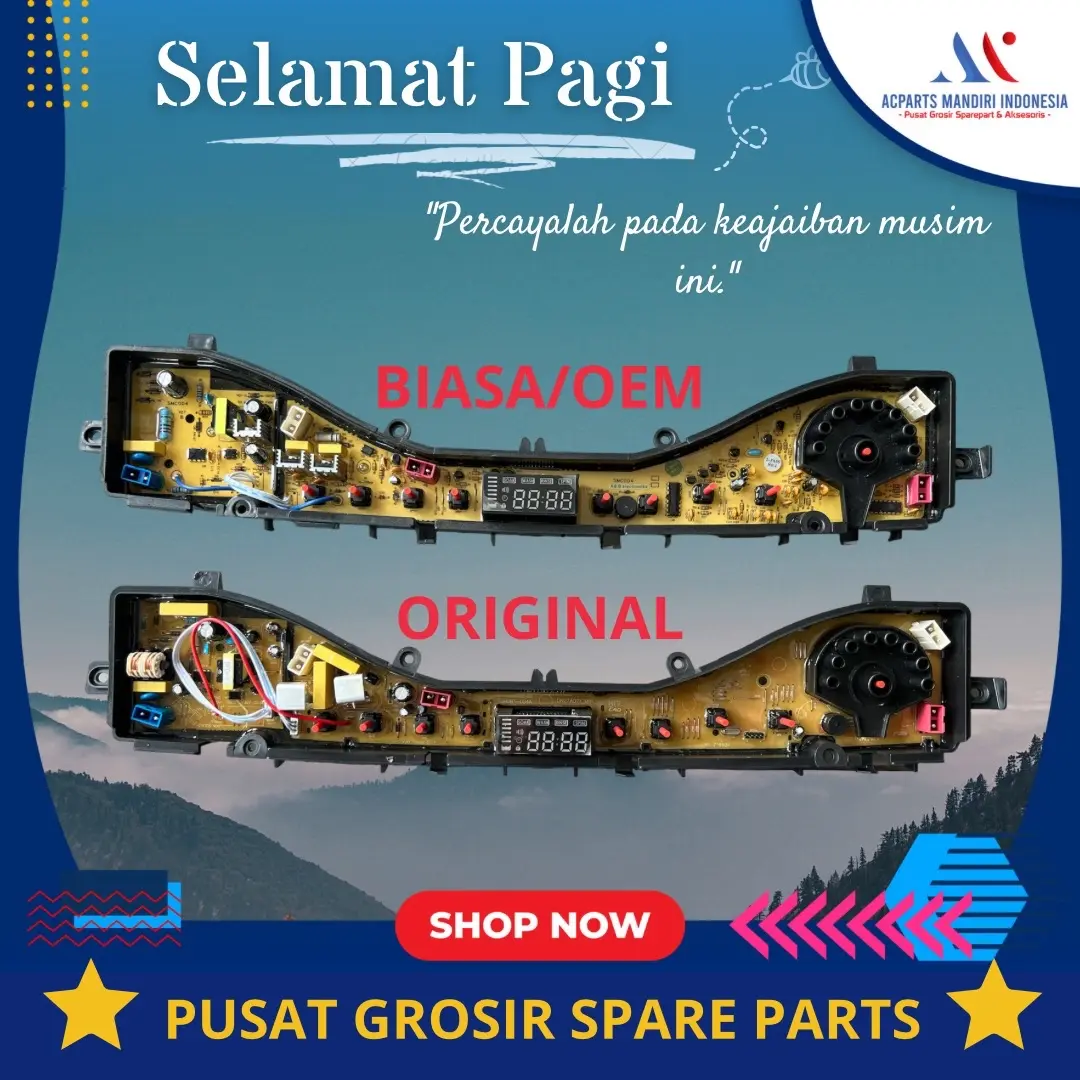 Modul pcb mesin cuci polytron ZEROMETIC PAW 7511 / PAW 8511 / PAW 9511