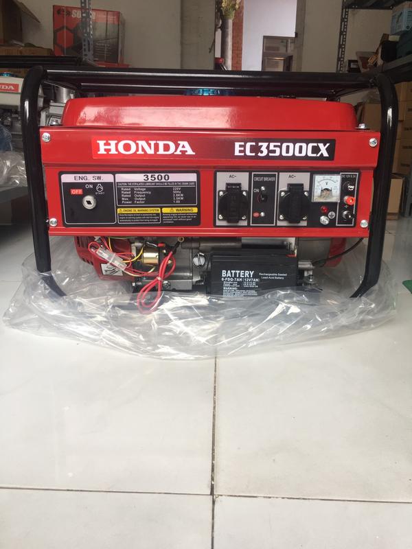 Máy phát điện 3.5kw có đề, giật nổ, chạy êm, chạy được điều hòa, động cơ  chuẩn lõi đồng