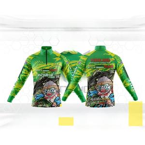 ชุดตกปลาและเสื้อป้องกันแสงแดด, เสื้อตกปลาแขนยาวมีฮู้ด ปรับแต่งชื่อฟรี สไตล์ชุดกีฬา ออกแบบปัก เหมาะสำหรับทั้งชายและหญิง สะดวกสบายและระบายอากาศได้ ป้องกันรังสียูวี