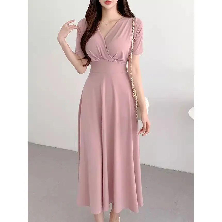 dress shops in panama city beach fl ZESICA Womens Summer Casual Flowy Vacation Maxi Dress 2026 Short Puff –  zesica