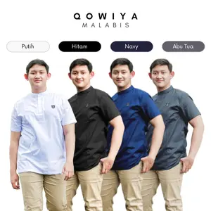 Baju Koko Lengan Pendek Bahan Toyobo Platinum