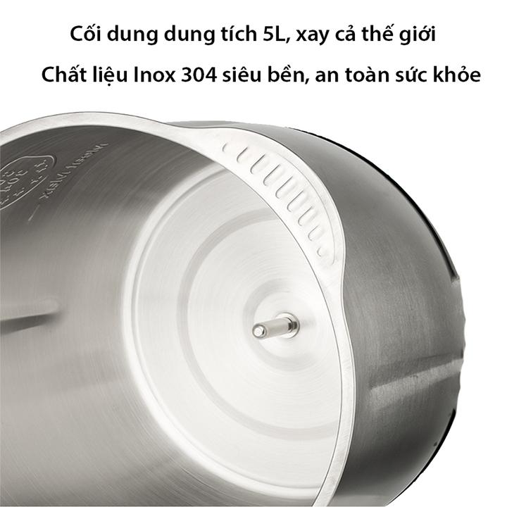 Máy xay thịt cá, xay rau củ RAF công suất lớn 1000W cối 5L inox 304 RAF Chính Hãng 8