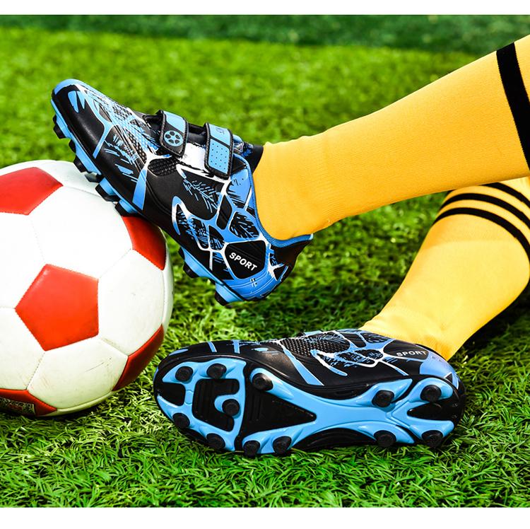 Product Introduction of Kids Soccer Shoes Boys Outdoor Sport Shoes TF/FG Cleats Training Anti Slip and Wear-resistant Girls Football Shoes Boots Size28-38 5