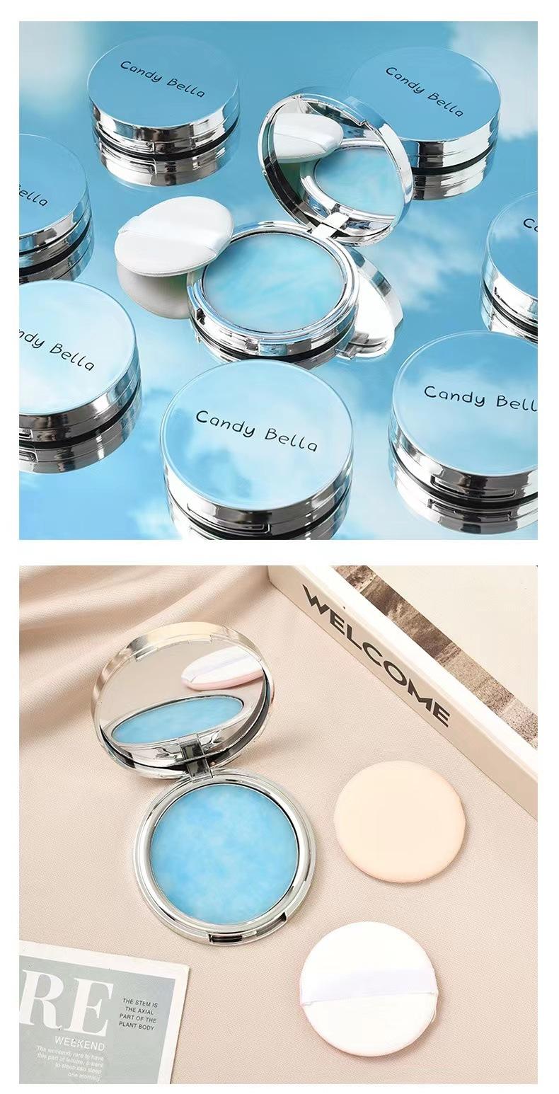 Product Introduction of CHILLAB Lavender Matte Powder - A set of powderless powders that are highly oleic, waterproof, sweatproof and colorless. Suitable for all skin types. Includes cotton pad Makeup Cosmetic 12