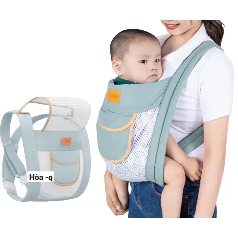 ￼Địu lưới ba tư thế đa năng, an toàn, thoáng khi tạo cảm giác thoải mái cho bé địu  emoon