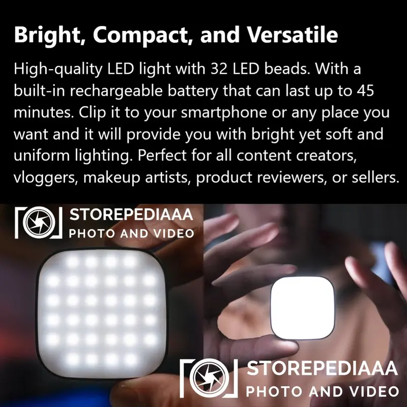 Godox LEDM32 Mini LED Light for Smartphone LEDM 32 LED M32 LED 32 2