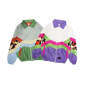 Jaket Oversize Vintage 90s DYH - COLOUR BLOCK - full printing