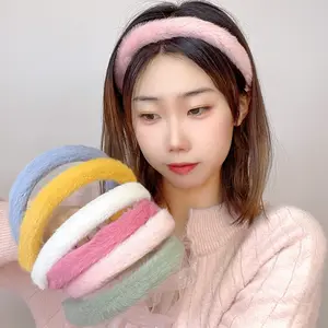 BISA COD F6406 Bando Bulu Korean Style / Aksesoris Rambut Lucu Wanita Headbands