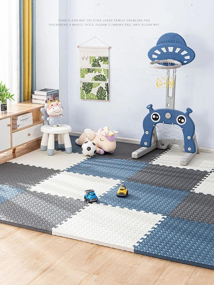 Product Introduction of Thảm Tập Gym Thể Thao, 1 Chiếc, 30 * 30cm, Được Làm Bằng Chất Liệu EVA, Thiết Kế Vân Lá, Thảm Trải Sàn, Thích Hợp Cho Yoga Và Thể Dục, Chống Trượt, Thảm Ghép Nối, Dày Dặn, Thích Hợp Cho Phòng Sốc Tập Luyện, Bảo Vệ 7