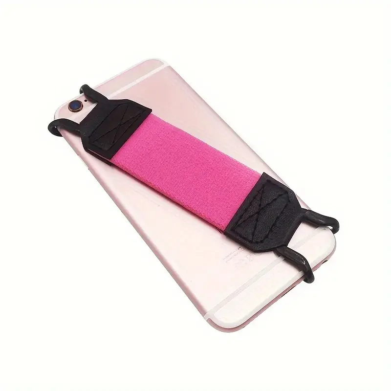 6 '' Universal E-Reader Security Hand Strap Holder For iPhone Finger Grip PU Leather Nylon Elastics Belt for Kindle Kobo Tablets 2