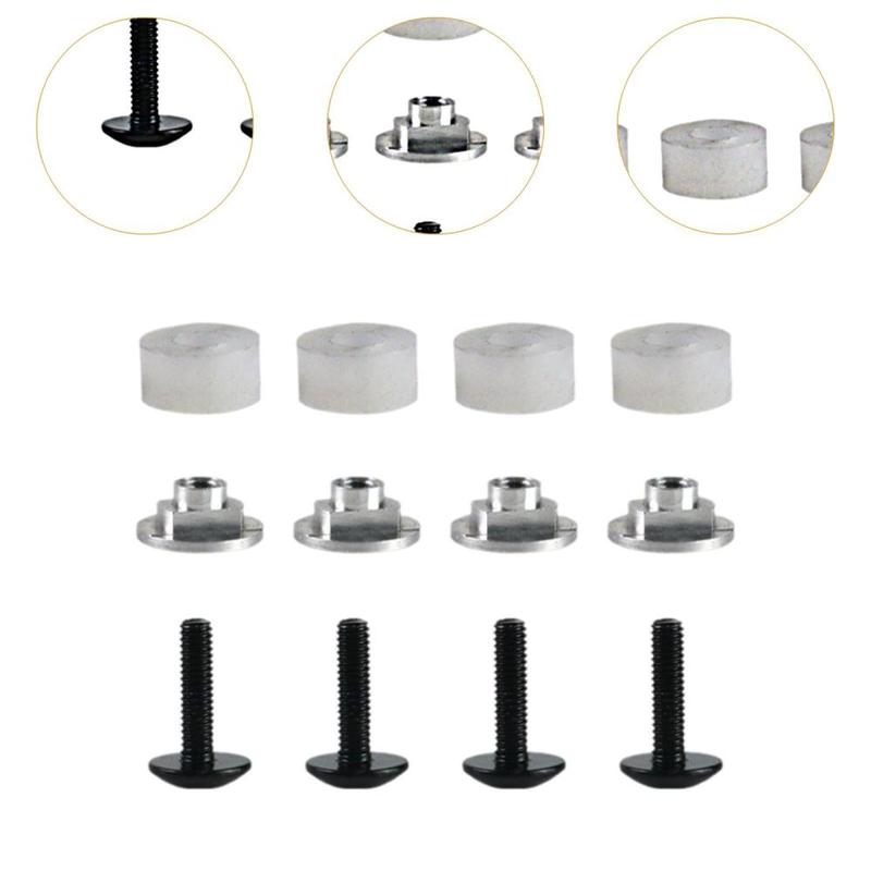 Product Introduction of Ice Hockey Visor Hardware Kit M4 Screws Nuts Spacers Set Back up Hardwares Visor Accessories Safe Hockey Equipment Visor Spacers 0