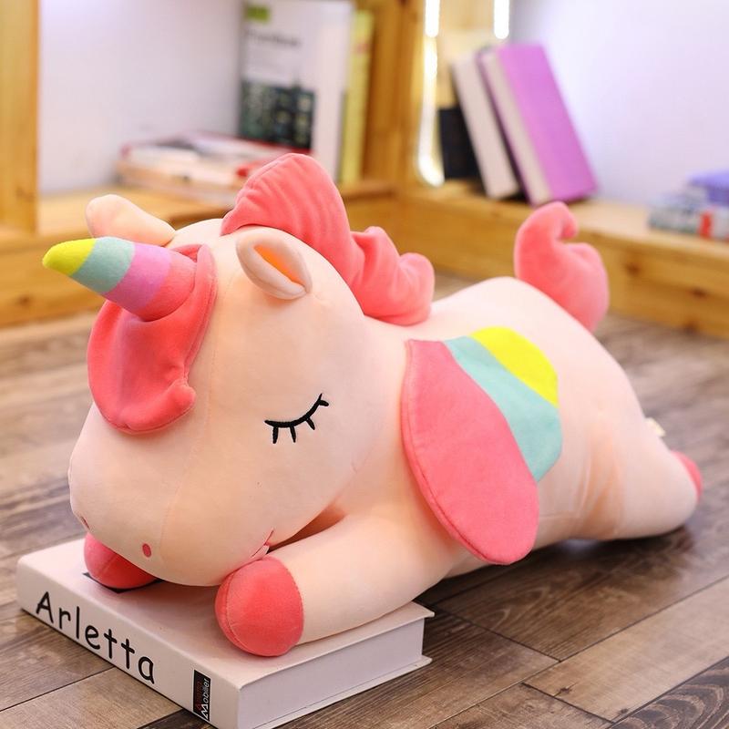  Gấu bông Ngựa Unicorn kì lân 1 sừng gấu bông ngựa pony siêu to 1m2 Thú Bông Thú Nhồi Bông Toy Đồ Chơi Phát Nhạc Voi ton ton 