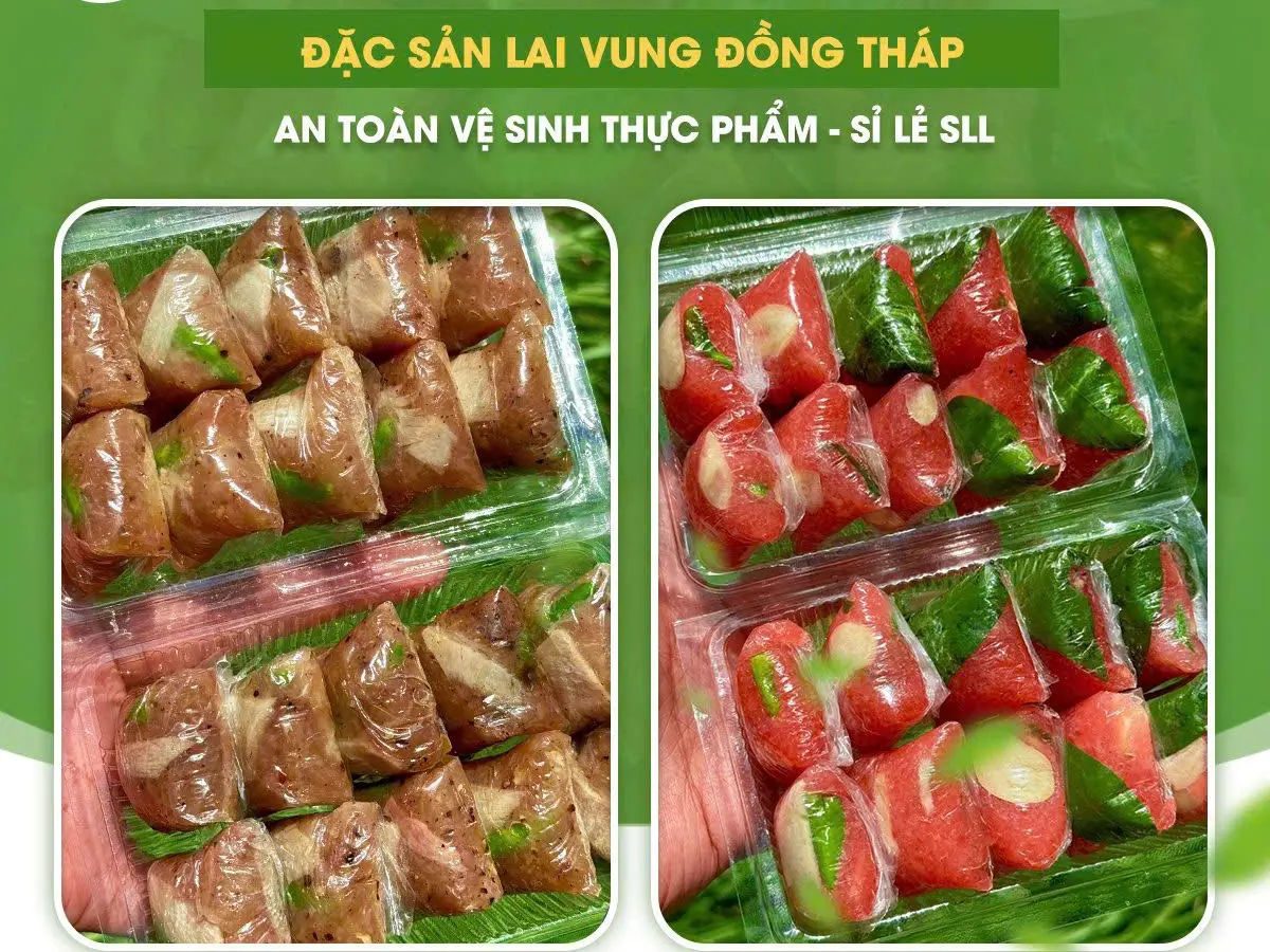[TẶNG MUỐI TIÊU] 8 HỘP NEM CHUA - NEM CHUA Lai Vung