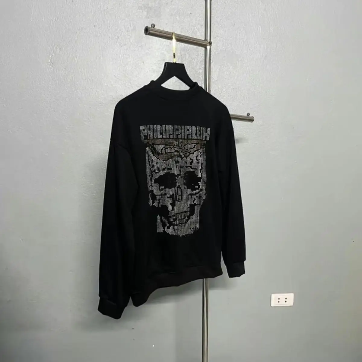 Các mẫu áo nỉ SWT phi líp in hoạ tiết ĐÍNH ĐÁ chất nỉ chân cua thời trang boy phố hottrend Menswear